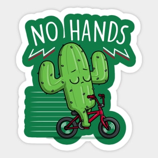 No Hands! Sticker